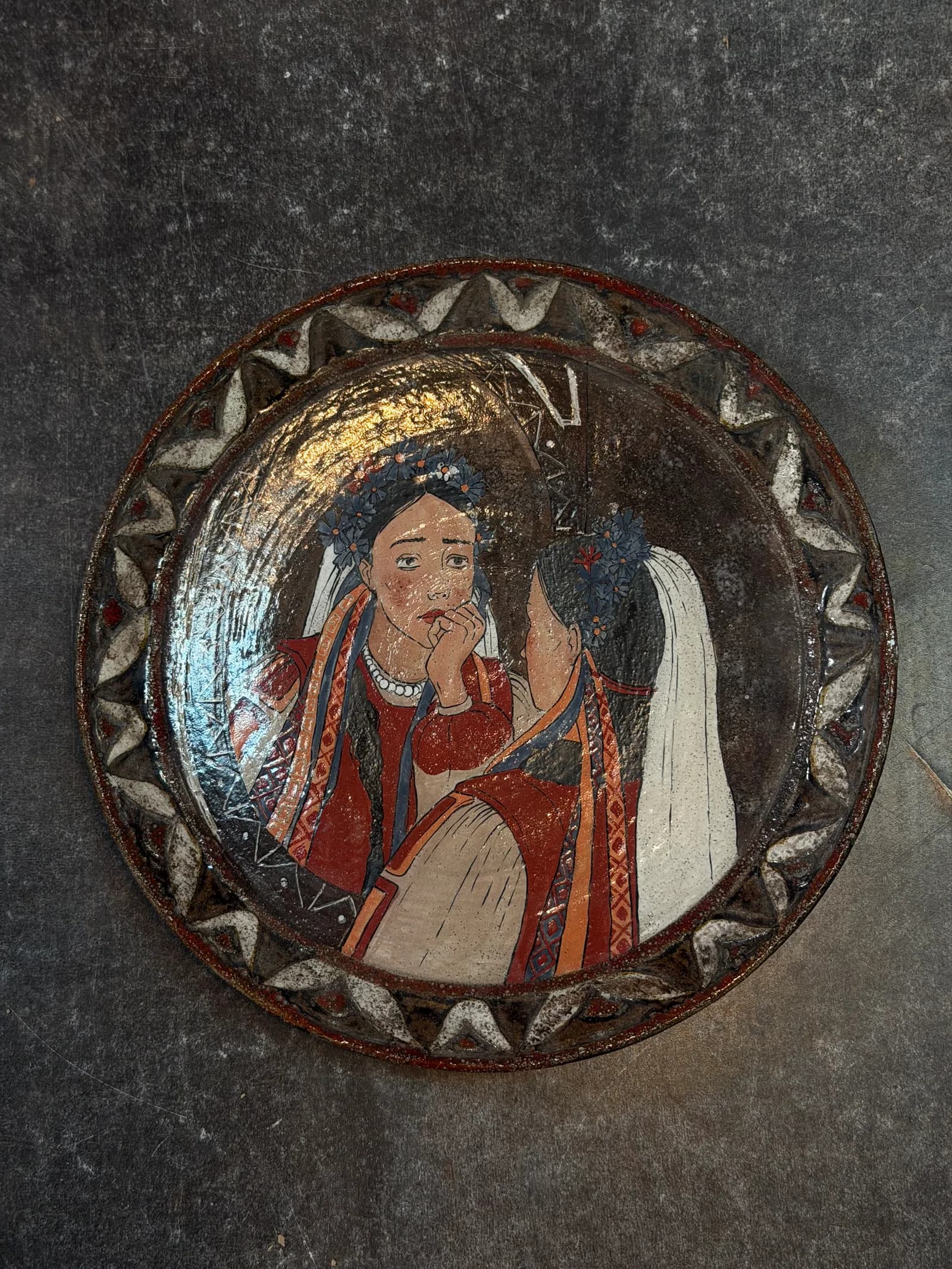 Тарелка с рисунком